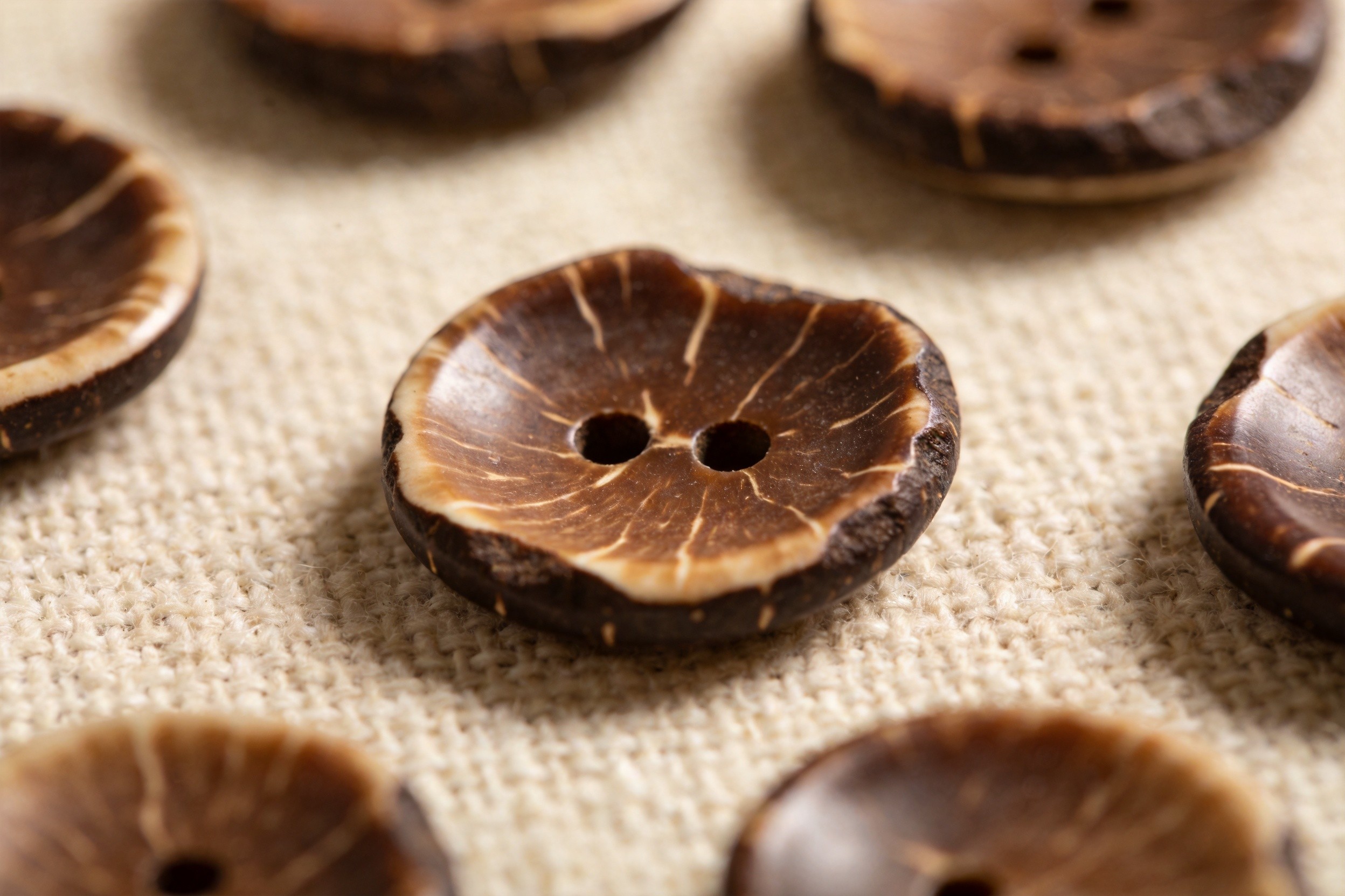 Coconut Button - Natural