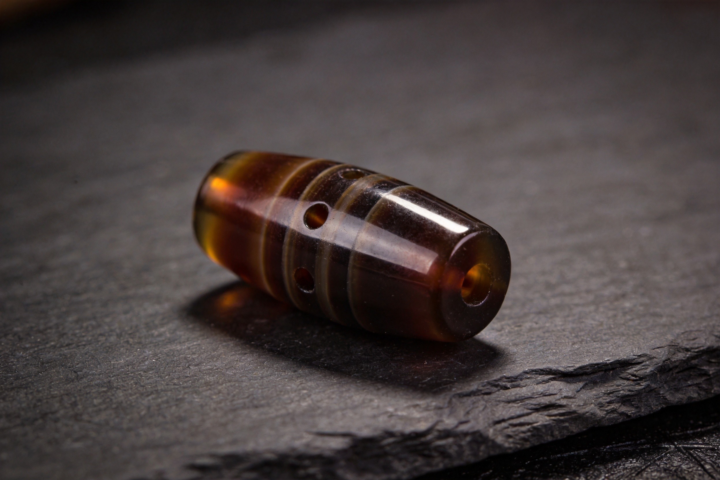 Horn Button - Dark Brown